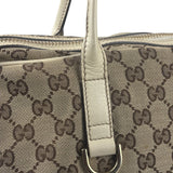 Gucci GG Beige Ivory Leather Shoulder Bag
