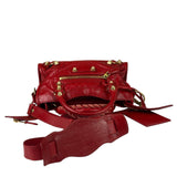 Balenciaga Red Calfskin Mini Le City Bag