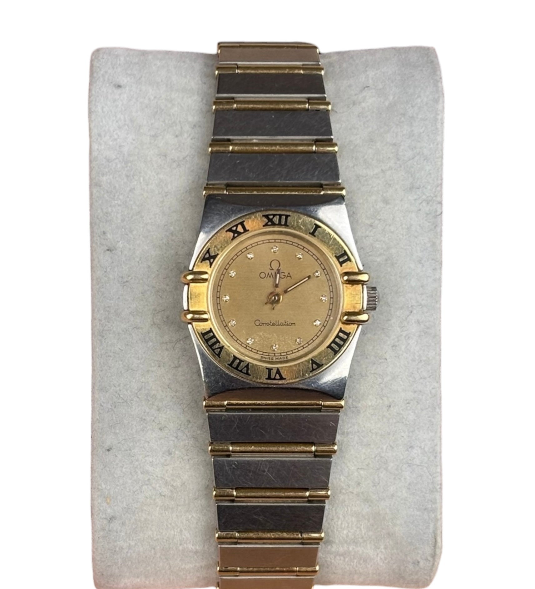 Omega Ladies Constellation Champagne Diamond Dial