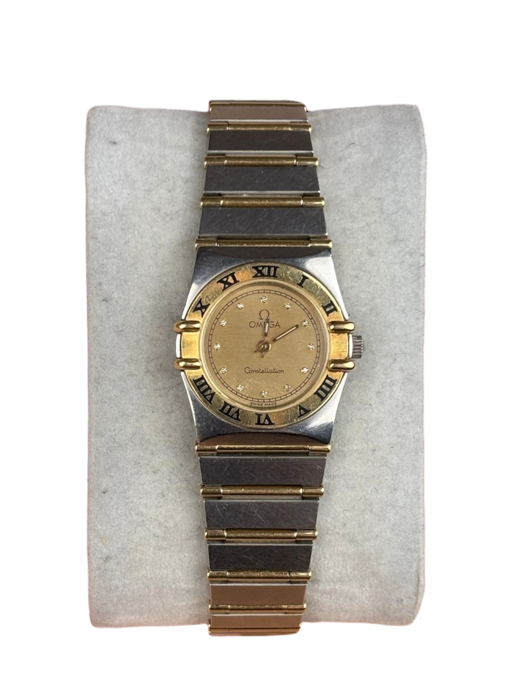 Omega Ladies Constellation Champagne Diamond Dial