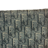 Christian Dior Vintage Black Canvas Trotter Long Wallet