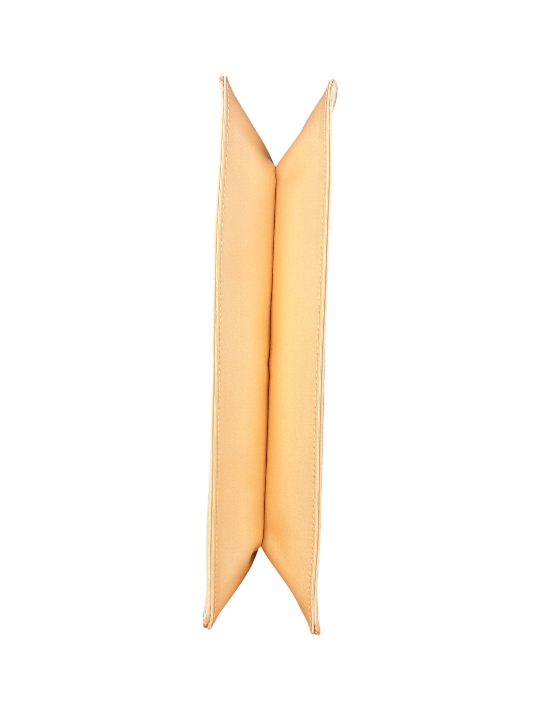 Maison Margiela MM6 Peach Satin Accordion Shoulder Bag