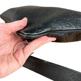 Gucci GG Black Leather Crossbody Bag