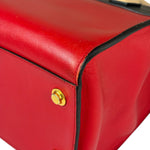 Louis Vuitton Red Leather City Steamer Handbag MM