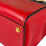 Louis Vuitton Red Leather City Steamer Handbag MM