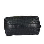 Bottega Veneta Black Intrecciato Woven Hobo Bag