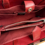 Fendi 2Jours Red Geometric Medium Tote