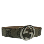 Gucci Beige GG Supreme Canvas Belt