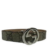 Gucci Beige GG Supreme Canvas Belt