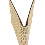 Fendi Beige FF Jacquard Bi-Fold Wallet