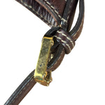 Gucci Brown Web Britt Hobo Leather Shoulder Bag
