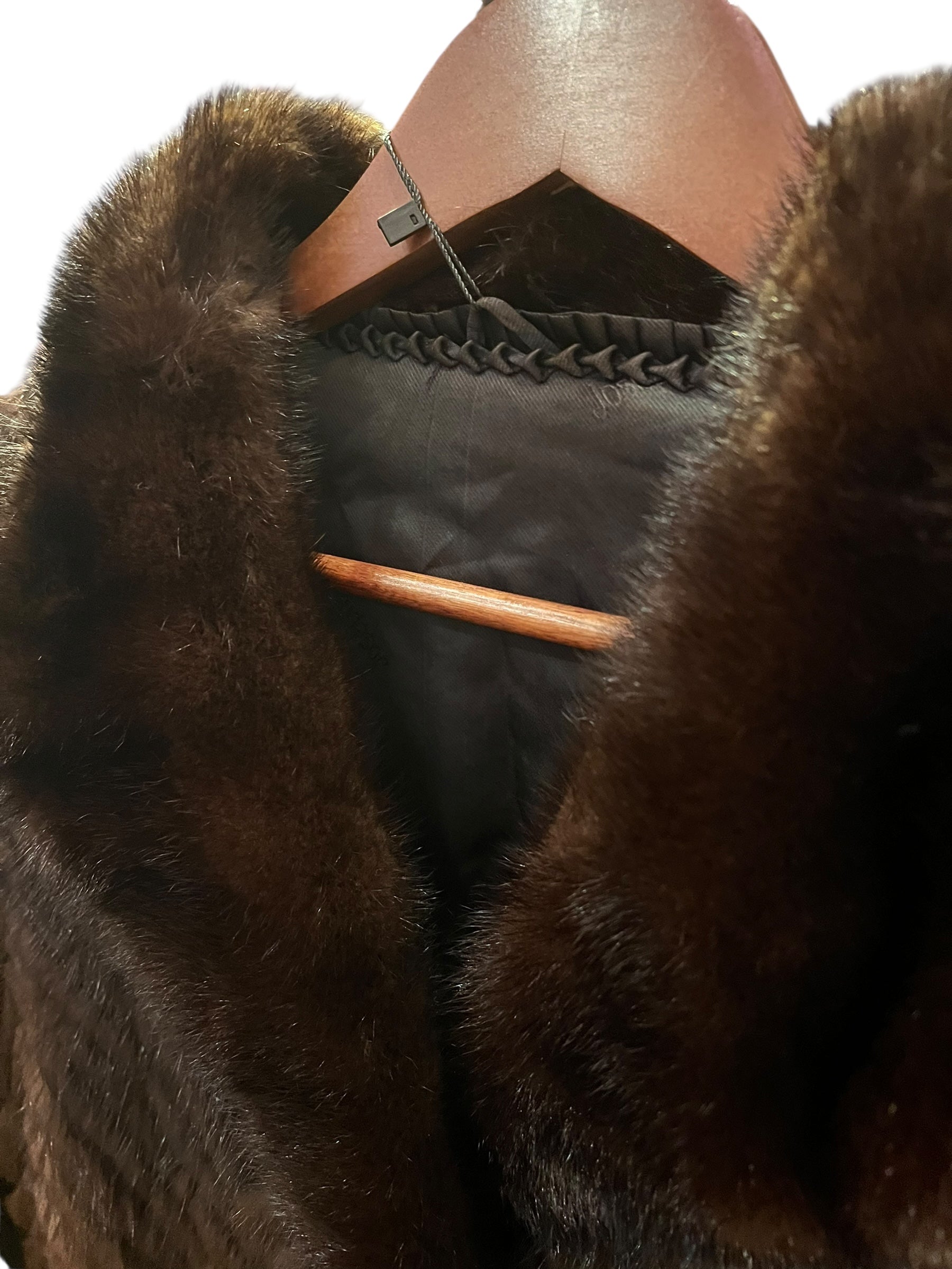 Joséphine Vintage Brown Fur Coat