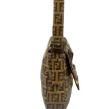 Fendi FF PVC Coated Sequin Buckle Baguette