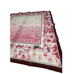 Christian Dior Vintage Floral Print Silk Handkerchief/Scarf