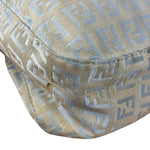 Fendi Vintage Blue Zucca Print Baguette