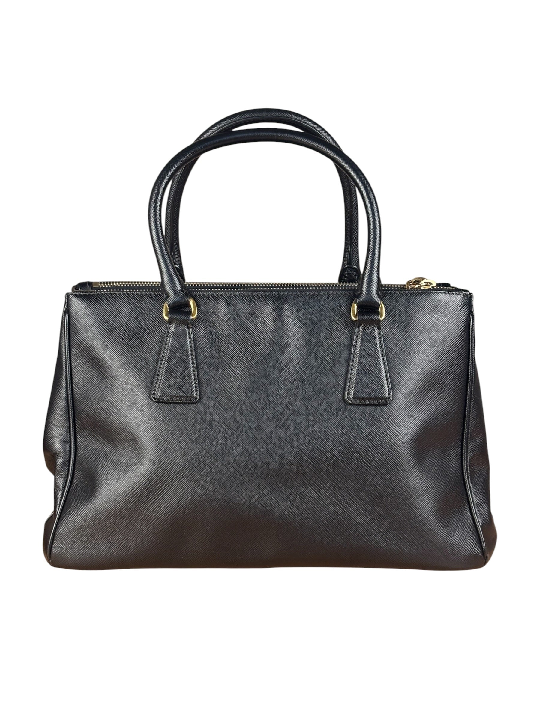 Prada Black Galleria Saffiano Leather Tote