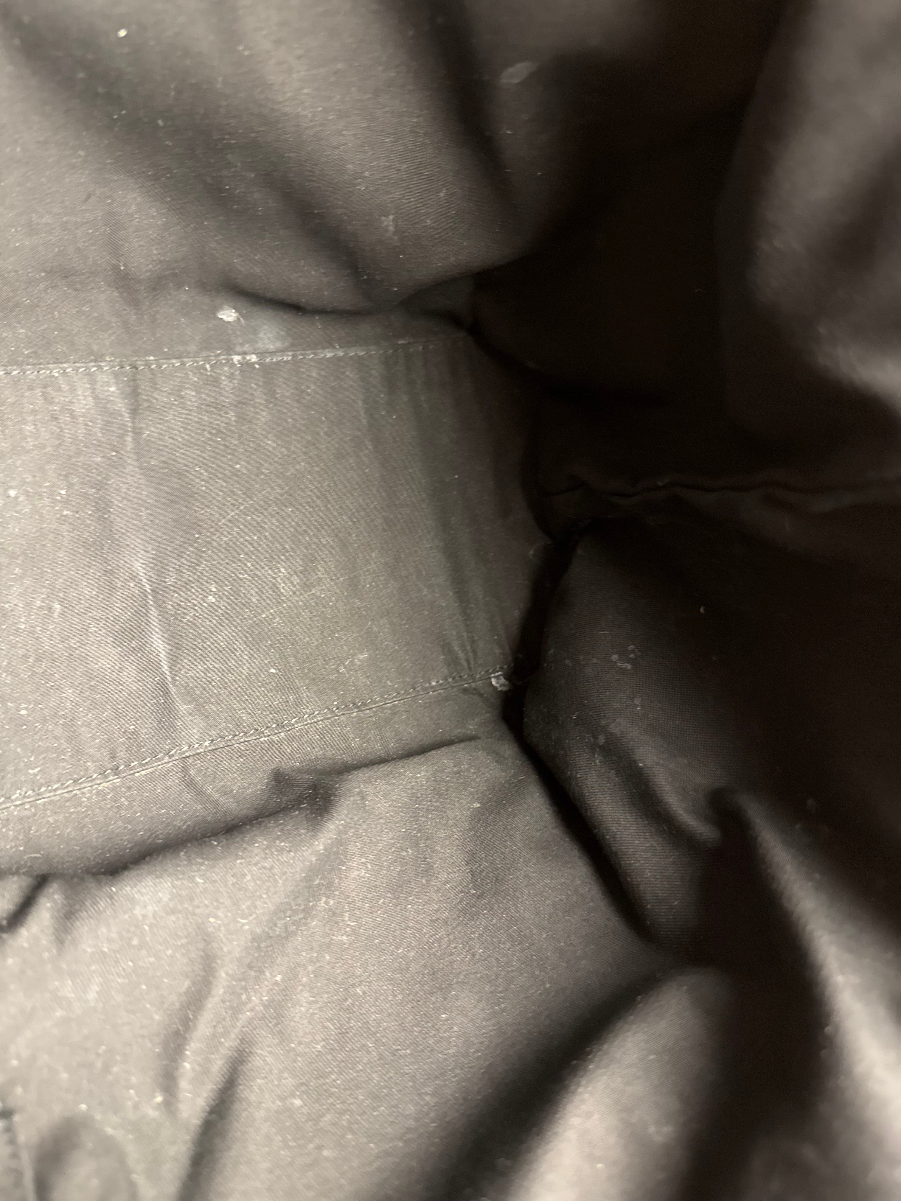 Gucci GG Vintage Black Canvas Shoulder Tote