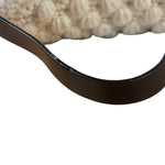 Fendi Vintage Leather Trim Knitted Wool Mamma Baguette