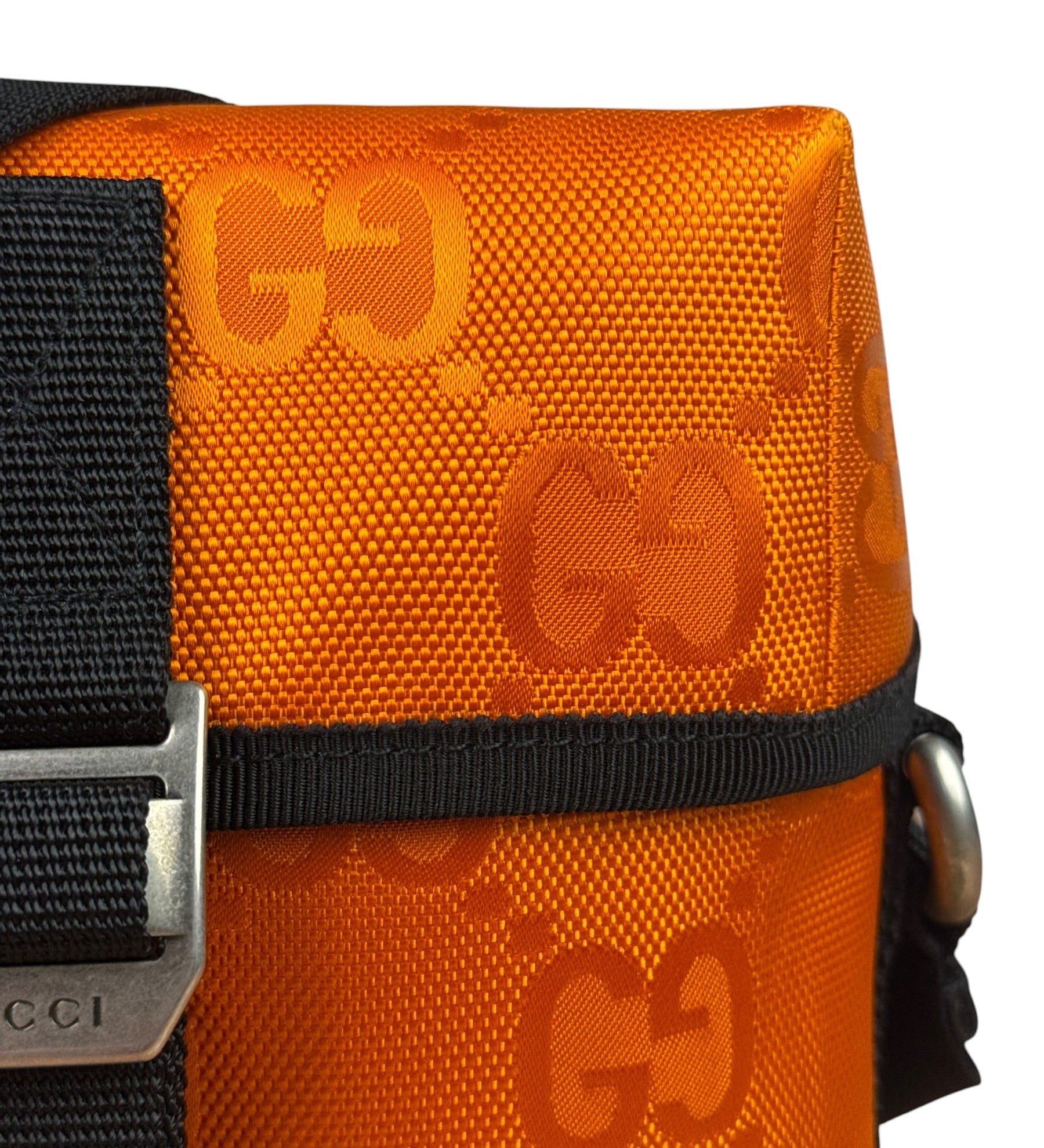 Gucci Bicolor GG Nylon Crossbody Bag