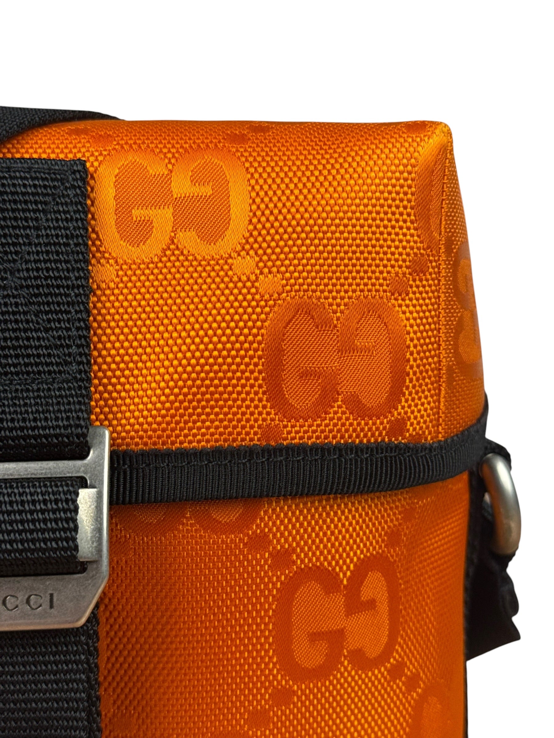 Gucci Bicolor GG Nylon Crossbody Bag