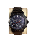 Gucci Black G-Timeless Chronograph Navy Blue Dial 126.2 Quartz YA126258