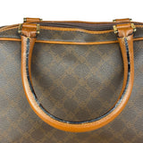 Bally Vintage Leather Coated Monogram Handbag