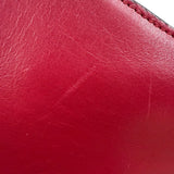 Prada Red/Black Leather Asymmetry Hobo Bag