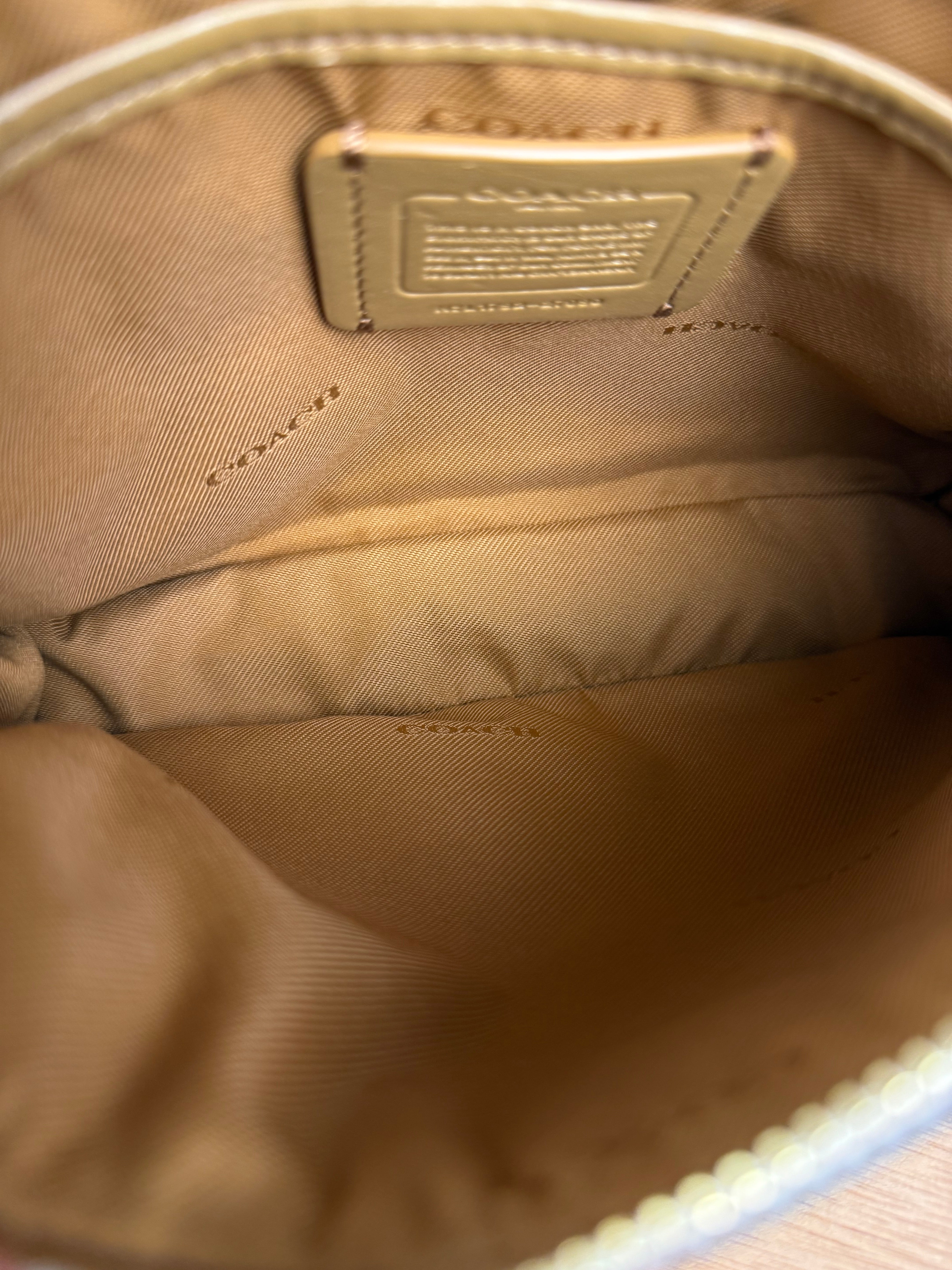 Coach Floral Cutout Print Crossbody Bag