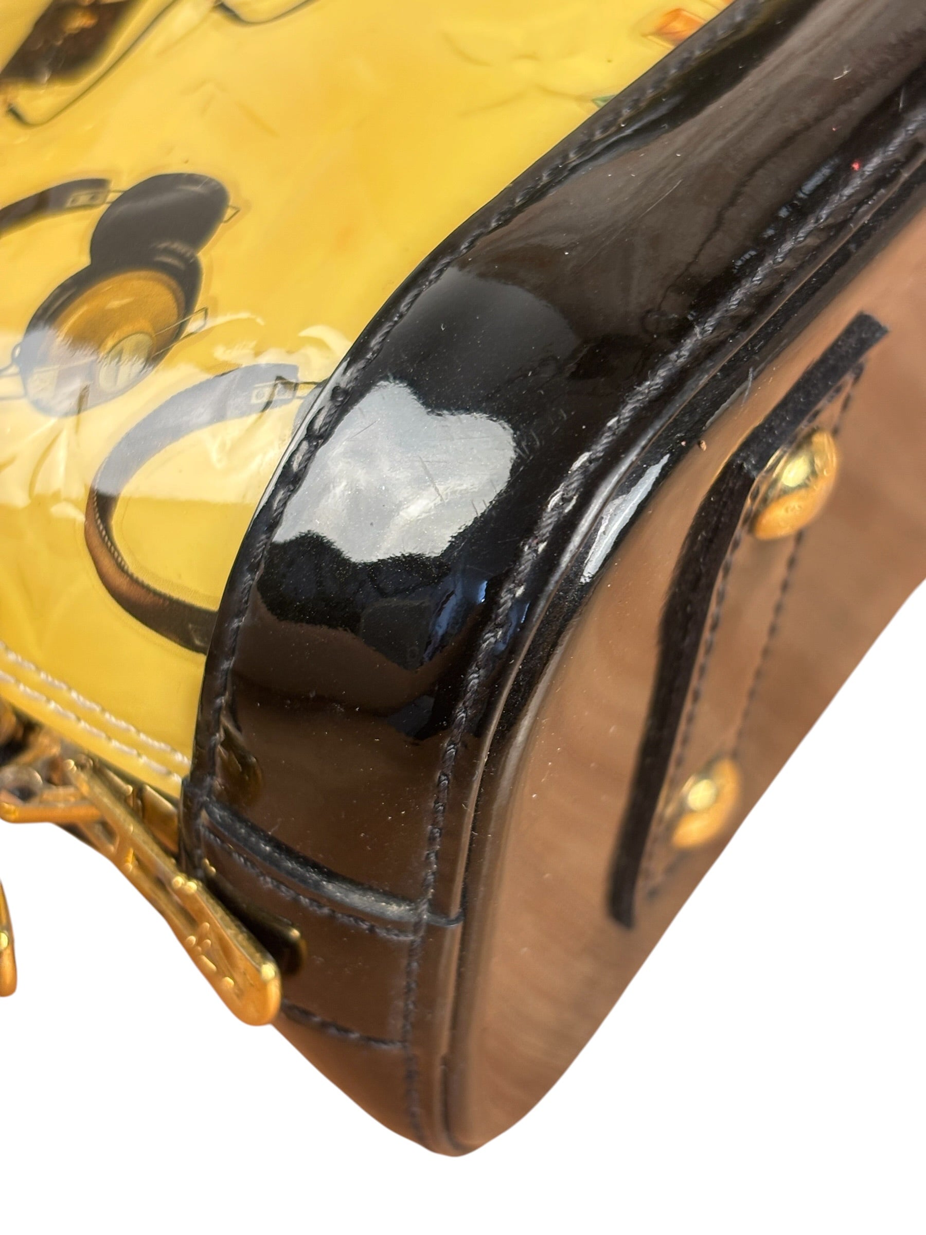 Louis Vuitton Alma BB Vernis Leather Stickers
