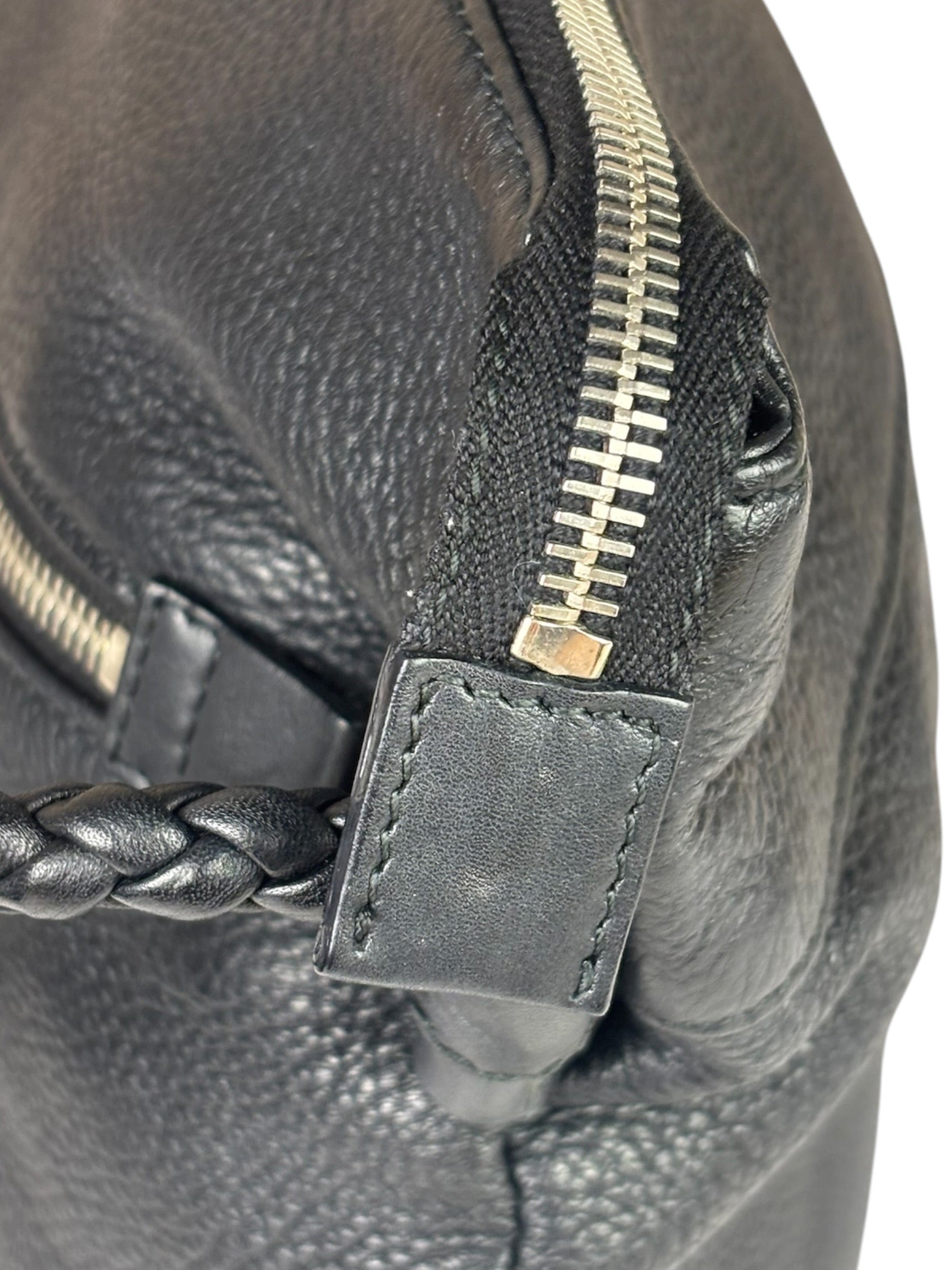 Gucci Black Leather Slouchy Hobo Bag