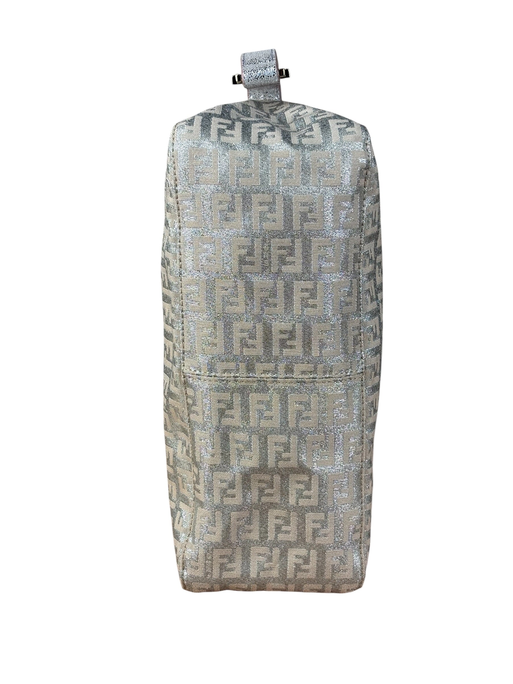 Fendi Vintage Zucchino FF Logo Shoulder Bag