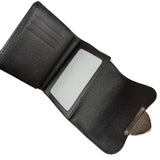 Louis Vuitton Black Epi Joey Trifold Wallet