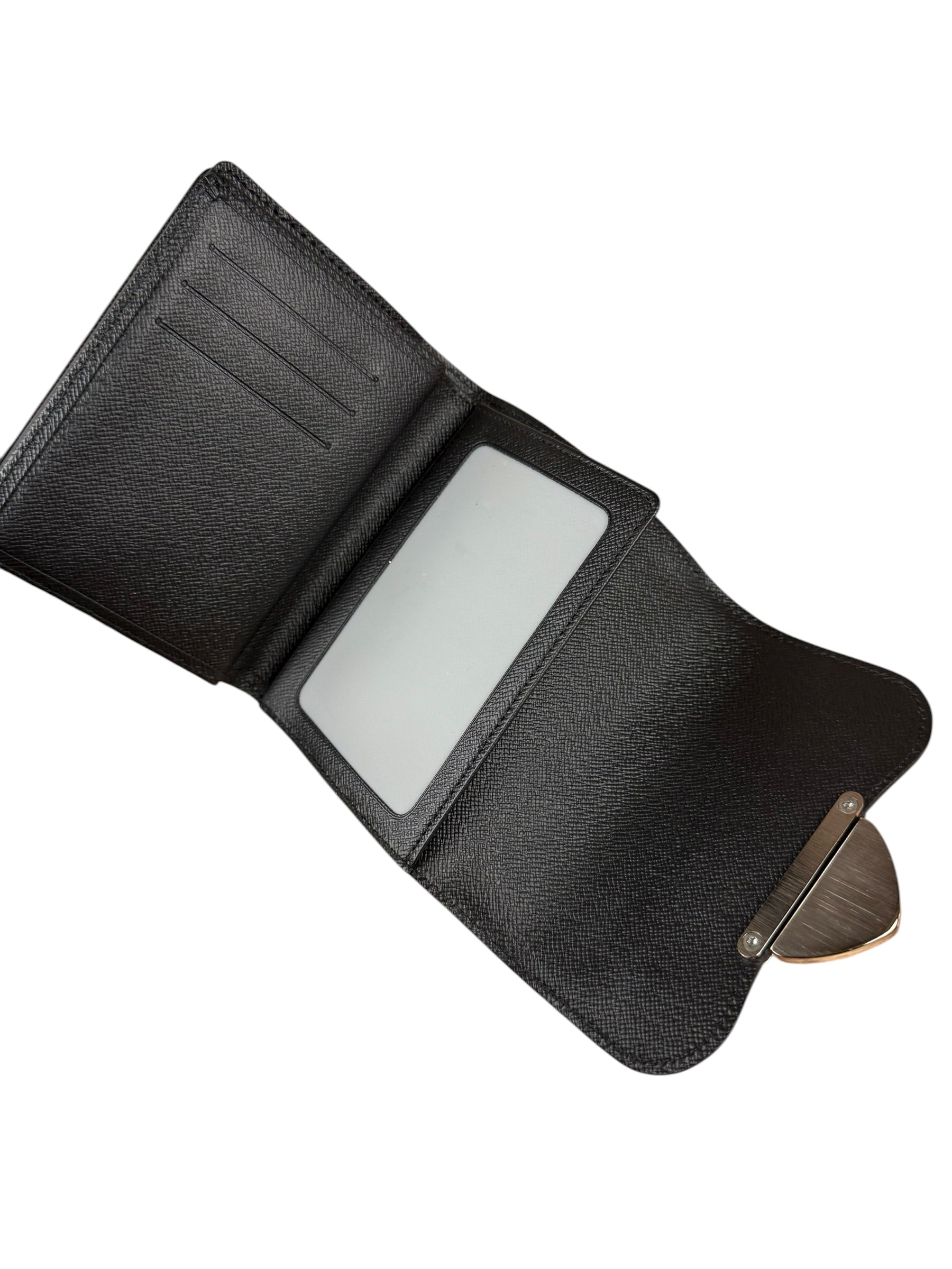 Louis Vuitton Black Epi Joey Trifold Wallet