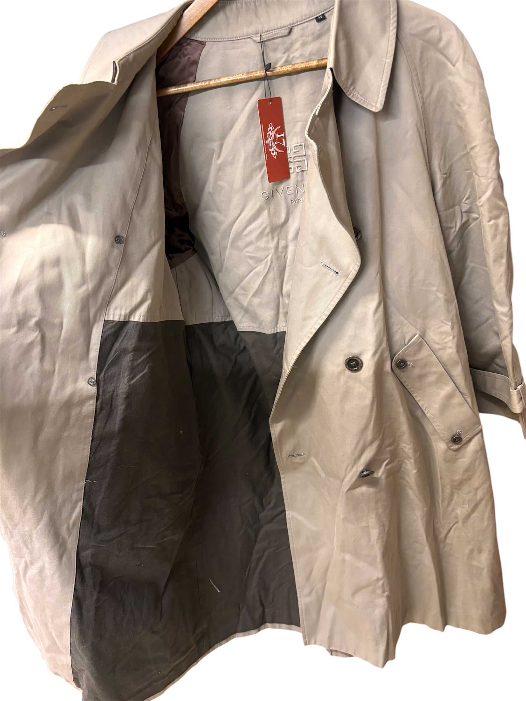 Givenchy Muted Taupe-Grey Long Coat