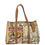 Prada Vintage Limited Edition Venetian Scene Canvas Tote Bag