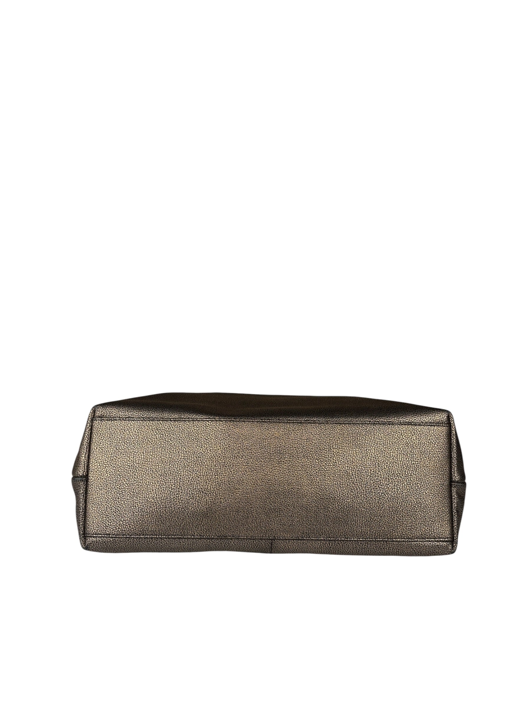 Coach Metallic Bronze Leather Chicago Ellis Tote Bag
