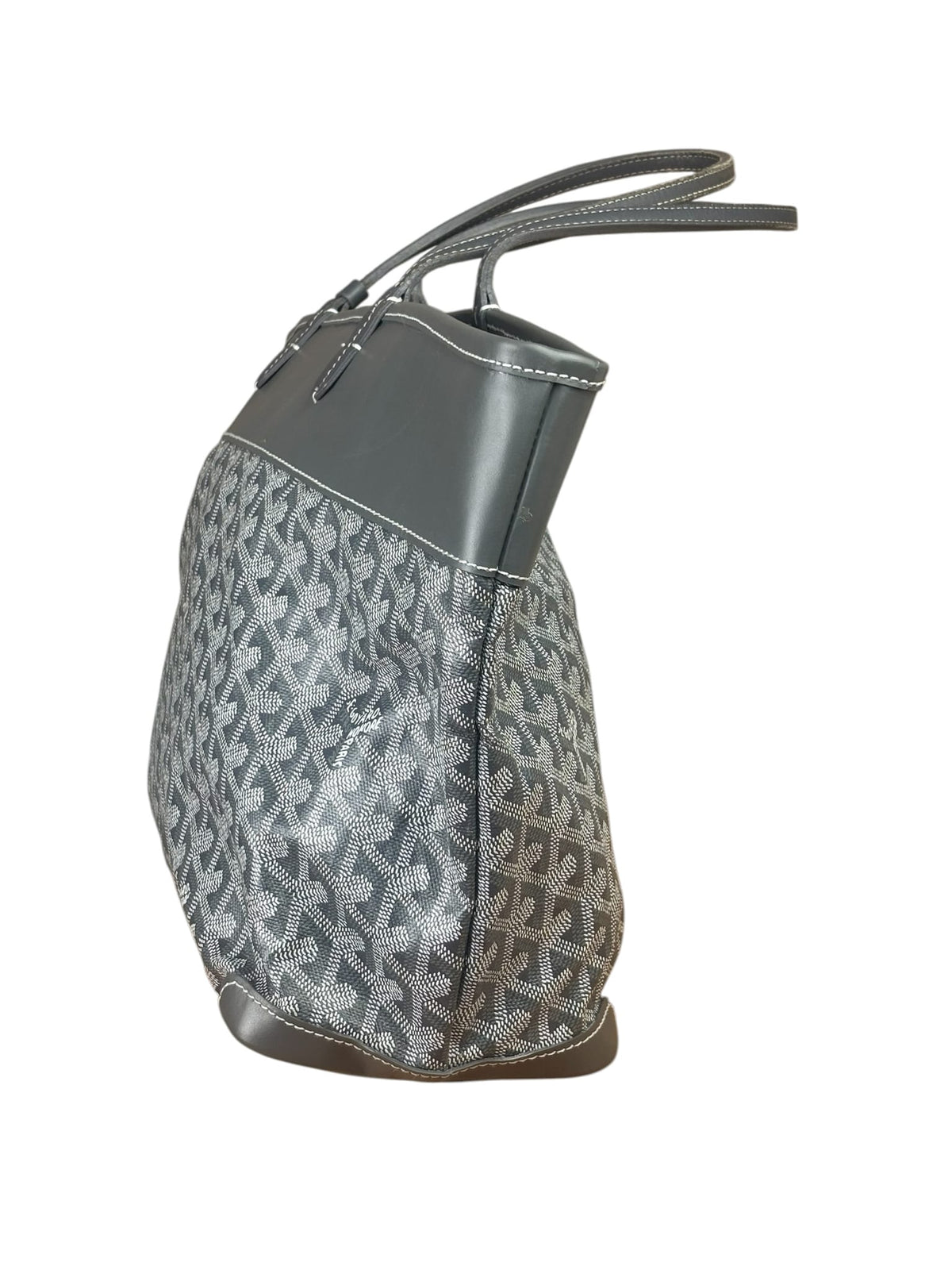 Goyard Grey Leather Bellechasse Medium Tote