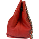 Chanel Red Quilted Leather Natural Beauty Chain Tote 2010
