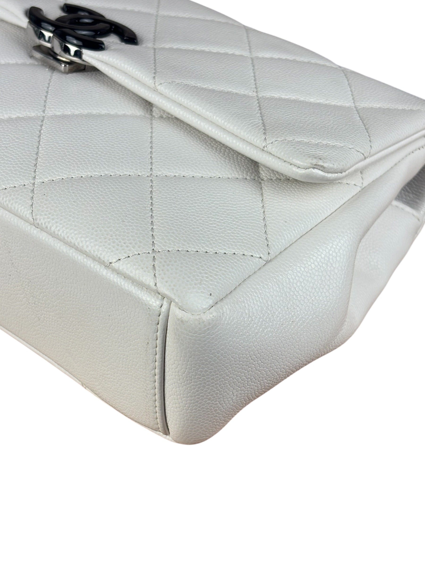 Chanel White Leather My Everything Flap Shoulder Bag 2020