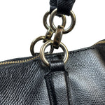 Coach Black Pebbled Leather Ava Zip Tote