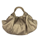 Loewe Metallic Gold Leather Nappa Aire Handbag