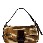 Fendi Pony Hair/Leather Trim Baguette