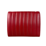 Saint Laurent Red Quilted Leather Vicky Flap Shoulder Bag