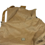Fendi Brown Leather Trim/Wool Mamma Baguette