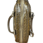 Fendi Vintage FF Brown PVC Handbag