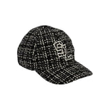 Saint Laurent SL Tweed Embroidered Baseball Cap