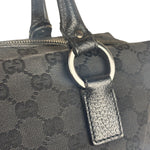 Gucci Black GG Canvas Monogram Hand Bag