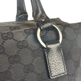 Gucci Black GG Canvas Monogram Hand Bag