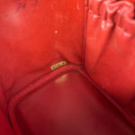 Chanel Red Caviar Vanity Cosmetic Case