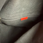 Burberry Red Leather Haymarket Check Shoulder Bag